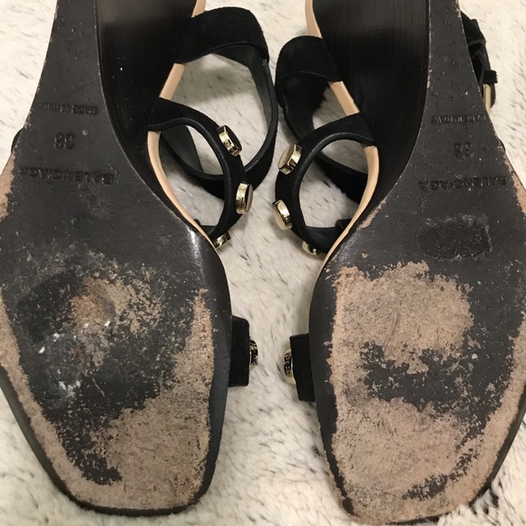 Authentic Balenciaga studded wedge Sandals - Picture 12 of 14